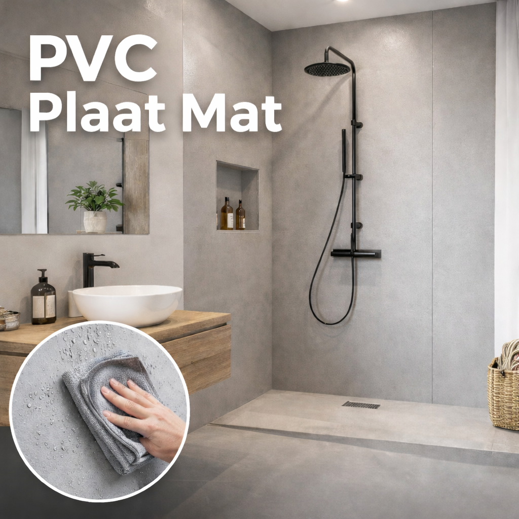 Waterdichte PVC Plaat Mat Voor Douchewand